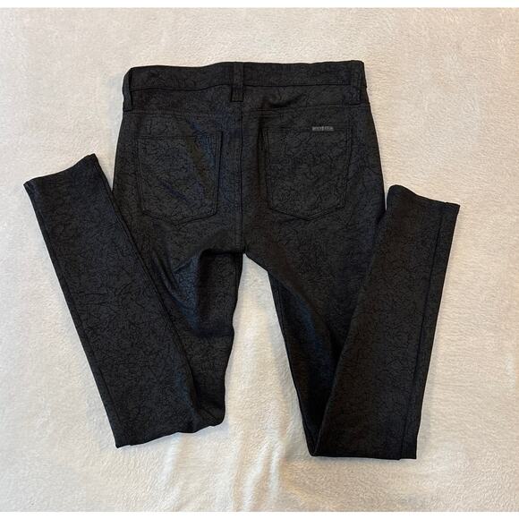 Hudson Nico Midrise Super Skinny Jeans Women’s 25 Echo Black Snake Print - Picture 4 of 10